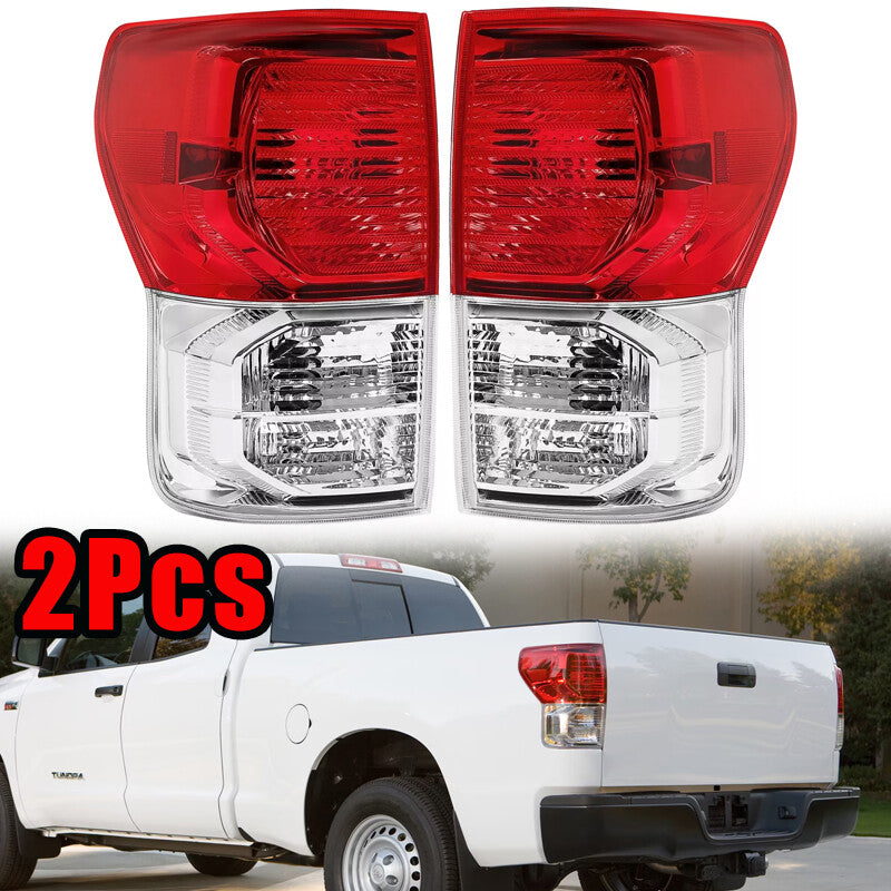 Tail Lights Brake Lamps w/Bulbs Left Right for Toyota Tundra 2010-2013