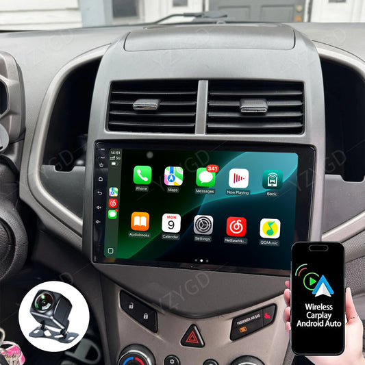 for Chevrolet Sonic Aveo 2012-2016 Apple Carplay Car Stereo Radio Screen GPS DSP