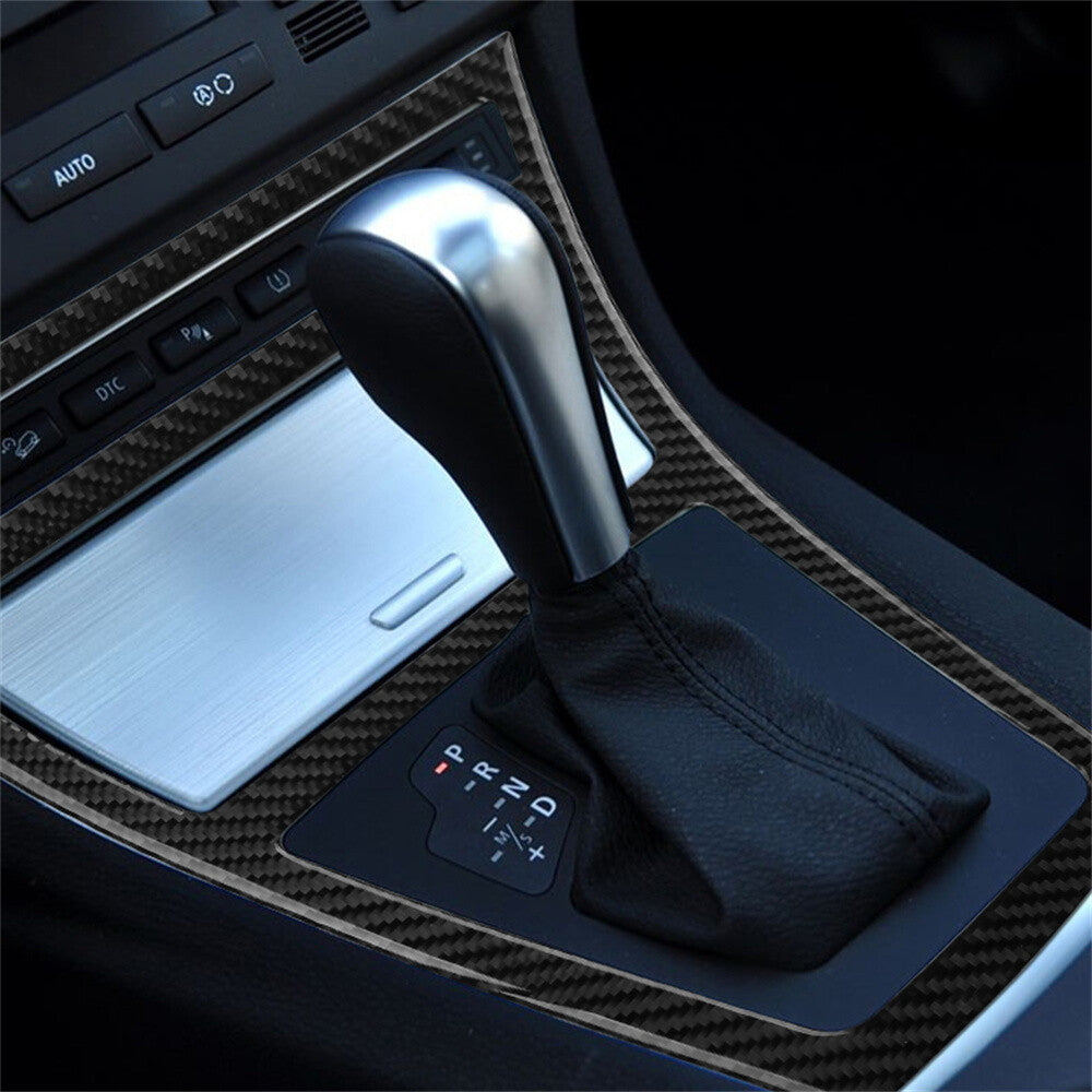 Carbon Fiber Gear Shift Outer Frame Trim for BMW X3 2004-2010