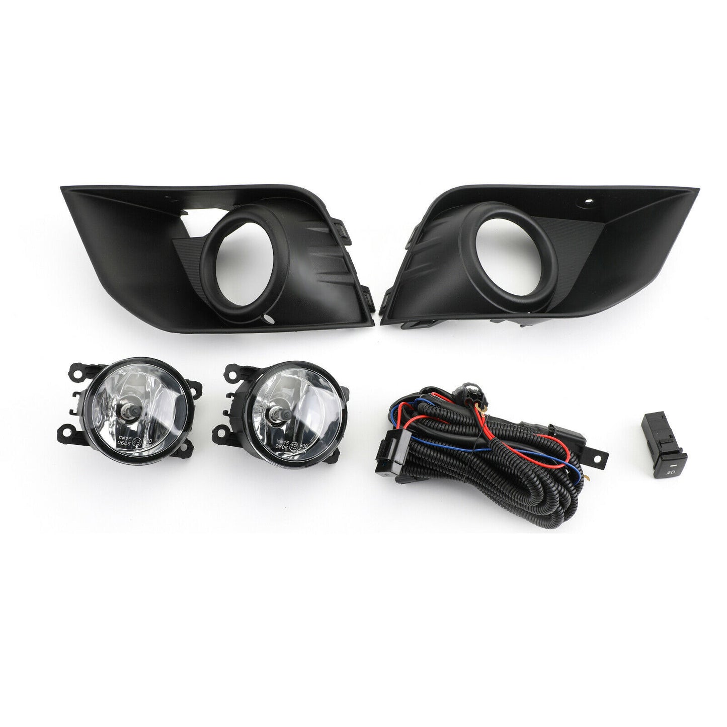 Front bumper fog light kit with wiring switch for Mitsubishi Outlander 2016-2020