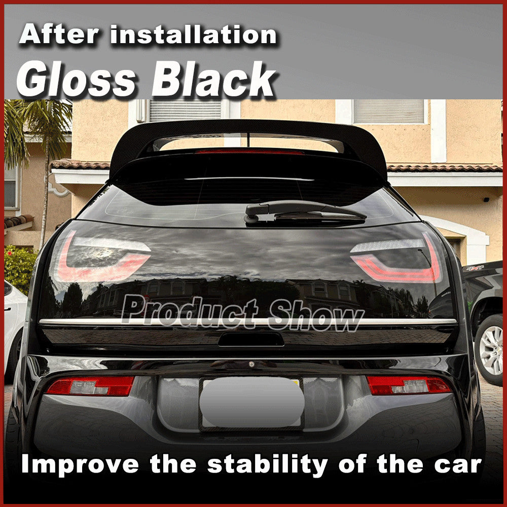 Gloss Black Rear Roof Spoiler Top Window Wing Lip for BMW I3 Hatchback 2014-2020