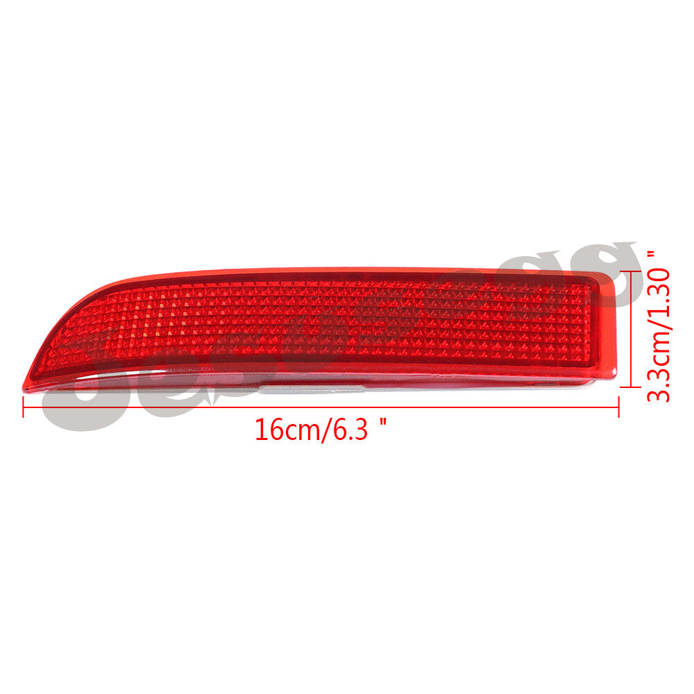 Fits 2009-12 for Toyota RAV4 Rear Right Bumper Reflector Replacement Lamp 8191013022
