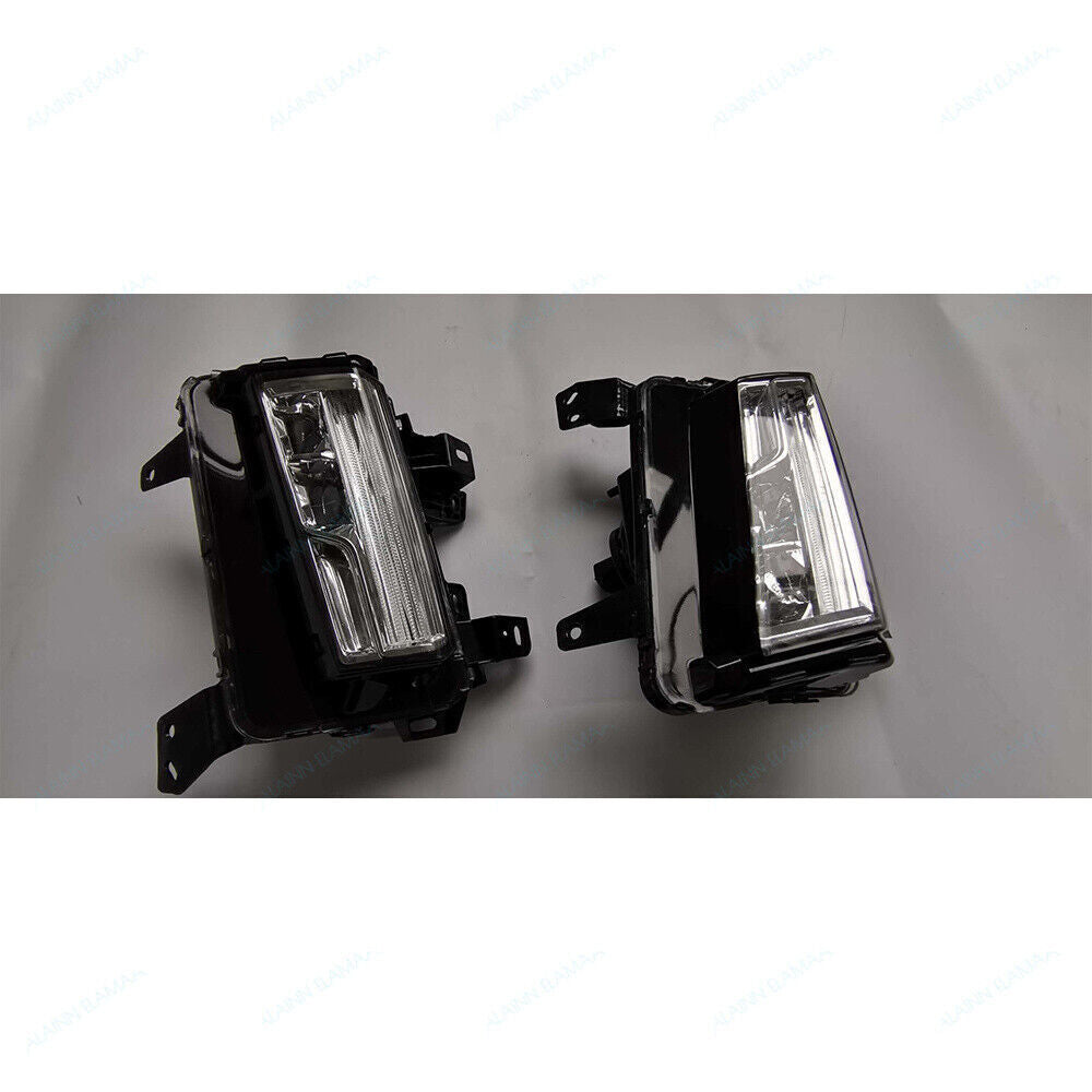 for Cadillac XT5 2017-2020 Pair Front Fog Lamp Driving Light Assembly LED DRL