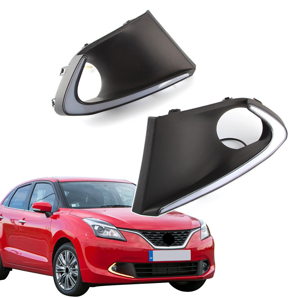 2x Car LED Daytime Running Light with Turn Signal for Suzuki Baleno 2016-2017