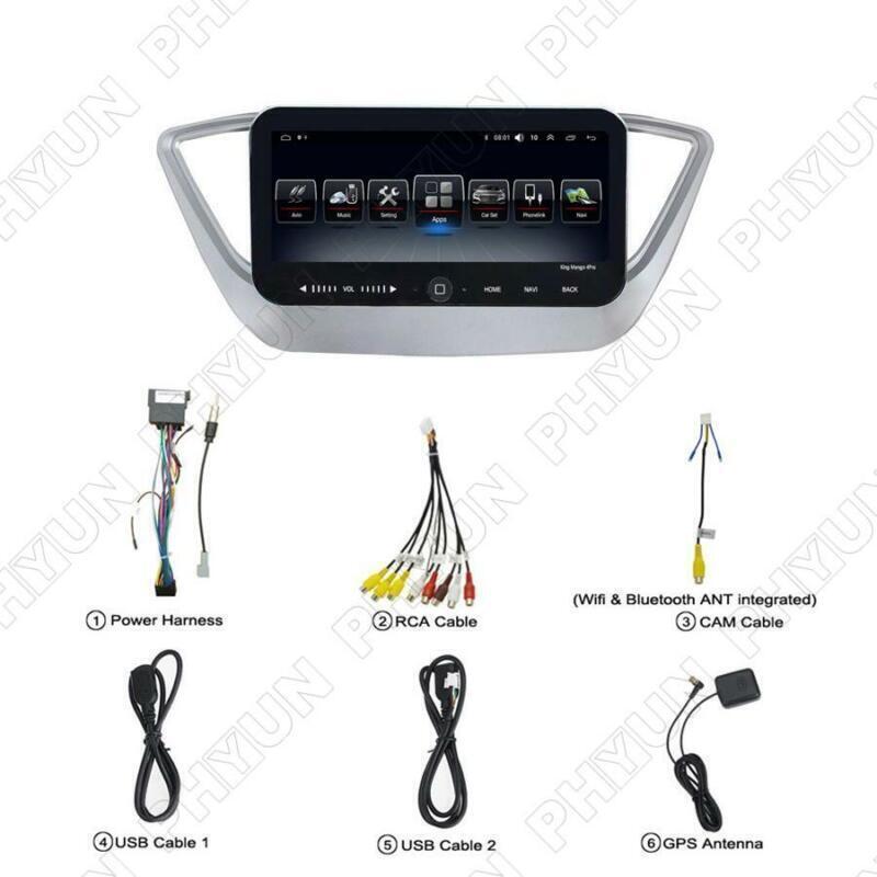 For 17-19 for Hyundai Solaris Verna 10.25 Android 10.1 Stereo Radio GPS Navigation