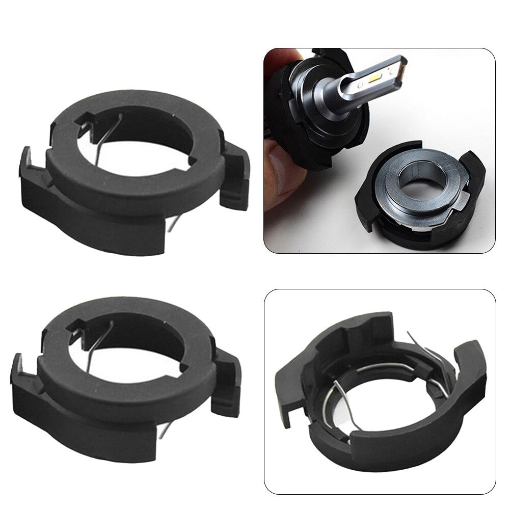 for Passat B6 B9 Xenon Bulb Holder Socket 2pcs 35 (W) 12 (V) ABS Headlight