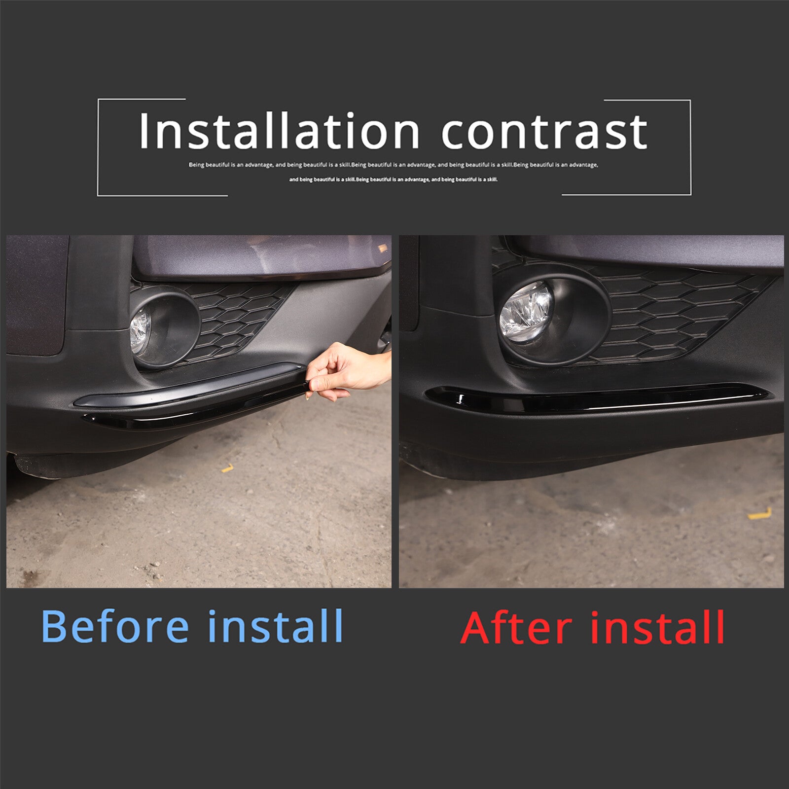 Carbon fiber ABS central control transmission cup trim for Hond Pilot 2015-22