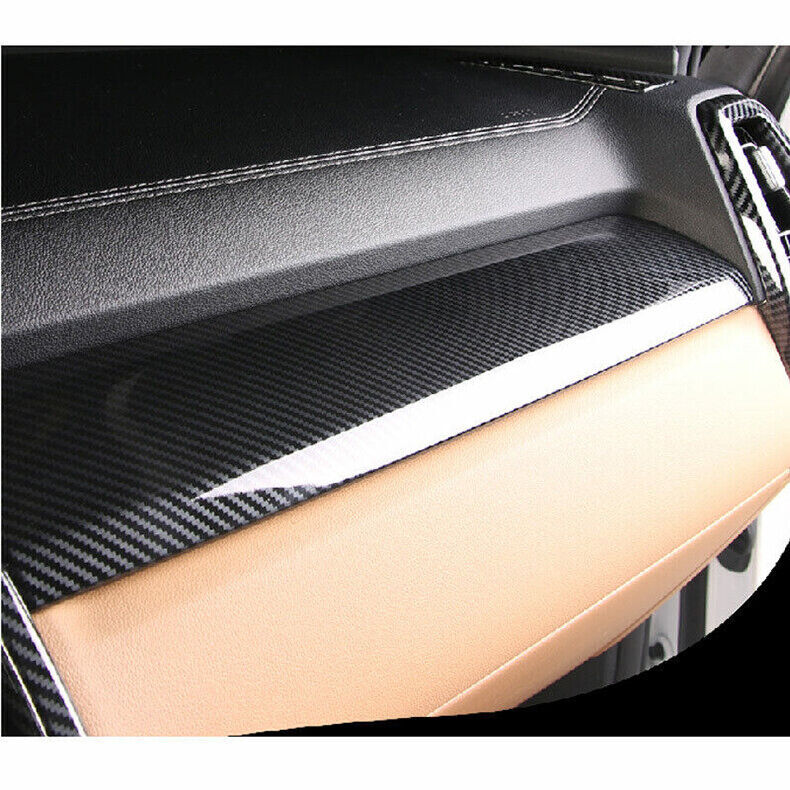 for Kia Sorento 2021-23 Carbon Fiber ABS Console Dashboard Stripe Cover Trim 2x