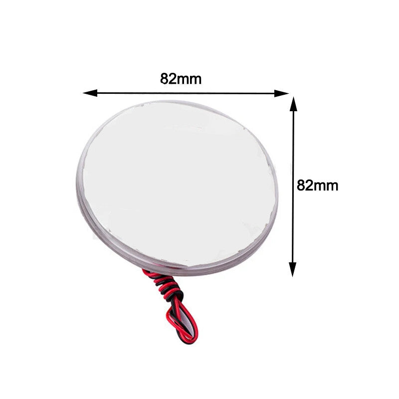82mm Car Red Background Tail Badge Emblem LED Light Lamp Sticker for BMW 3 5 7