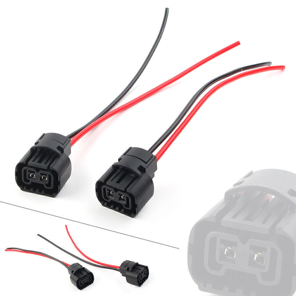 Wire Pigtail Female PSX24W 2504 Two Harness Fog Light Bulb Connector Plug Socket