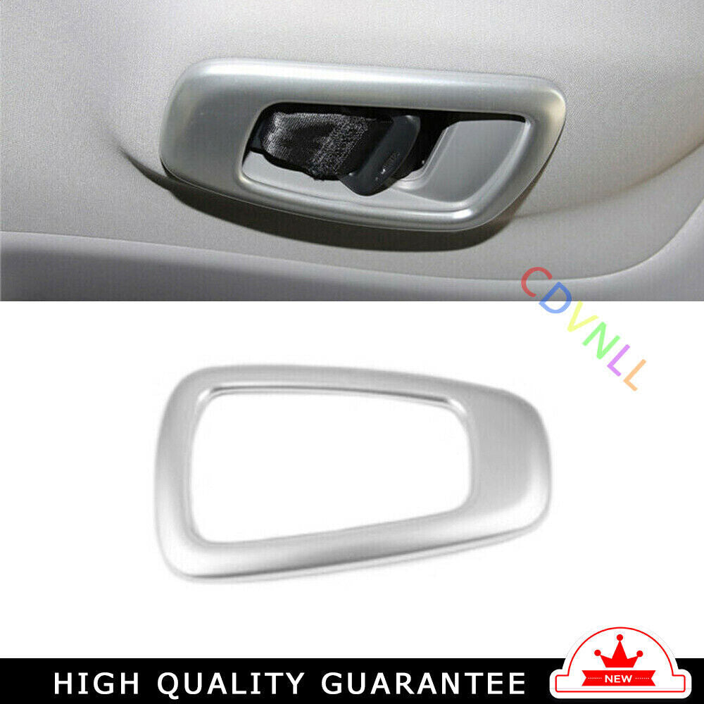 Back Row for Seat Belt Frame Trim Fit for Honda CRV CR-V 17-2021 Matte Silver ABS