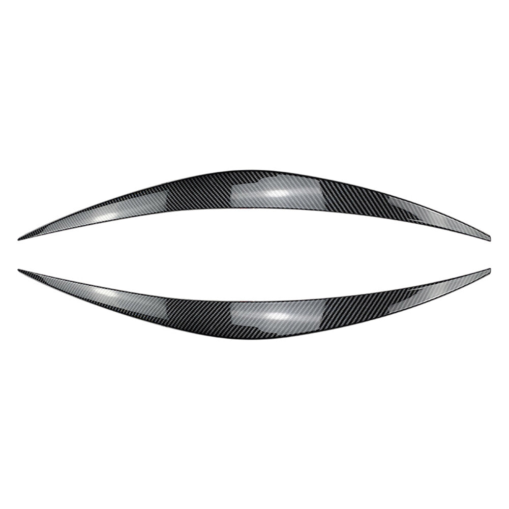 Headlight Eyelid Eyebrow Trims Fit for Hyundai i30 i30N MK3 2017-2020 Carbon Fiber