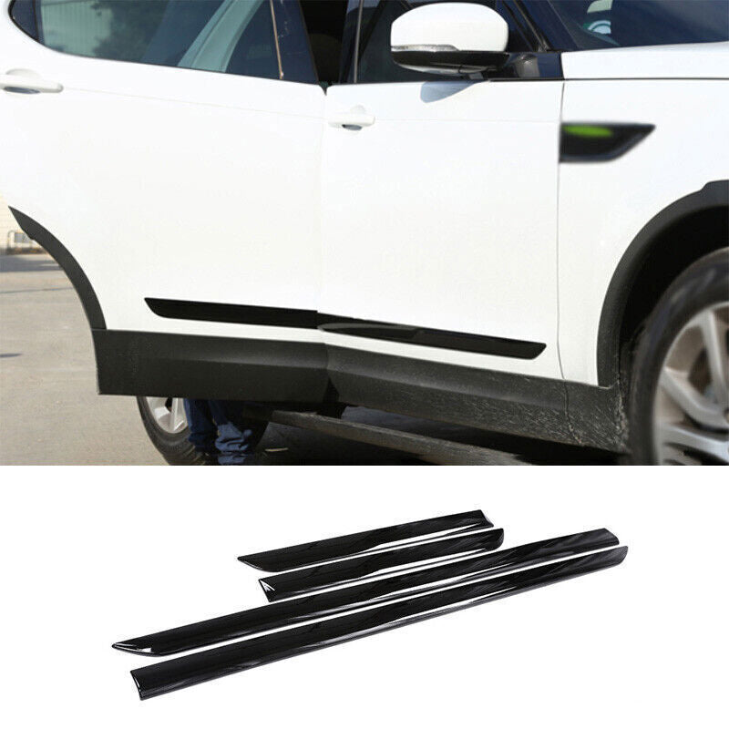 for Land Rover Discovery 5 2017-25 Gloss Black Door Guard Molding Strip Trim 4X