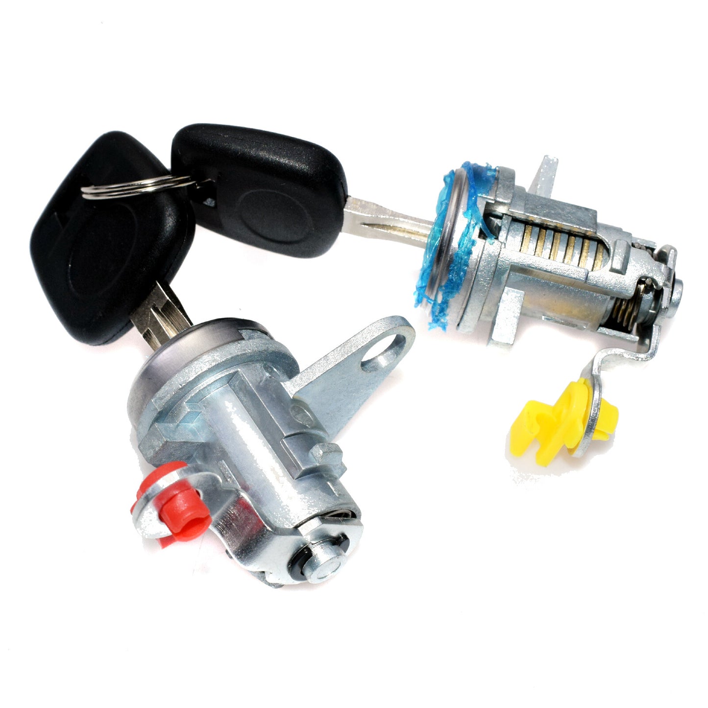 Door lock cylinder self-righting device with key for LR, suitable for Toyota RAV4 1996-2000 69051-42050
