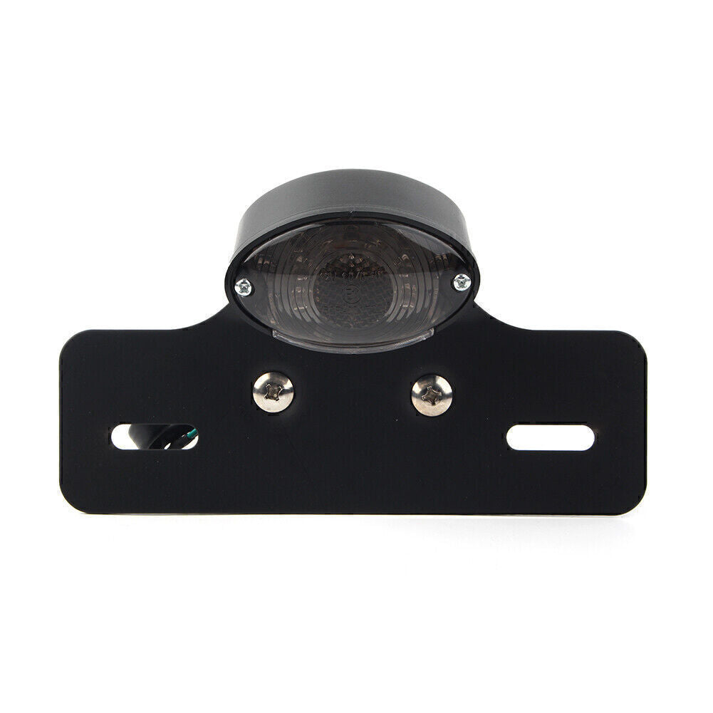 12V Brake Plate Turn Signal Integrated Tail LED Light for Universal Motorcycle
