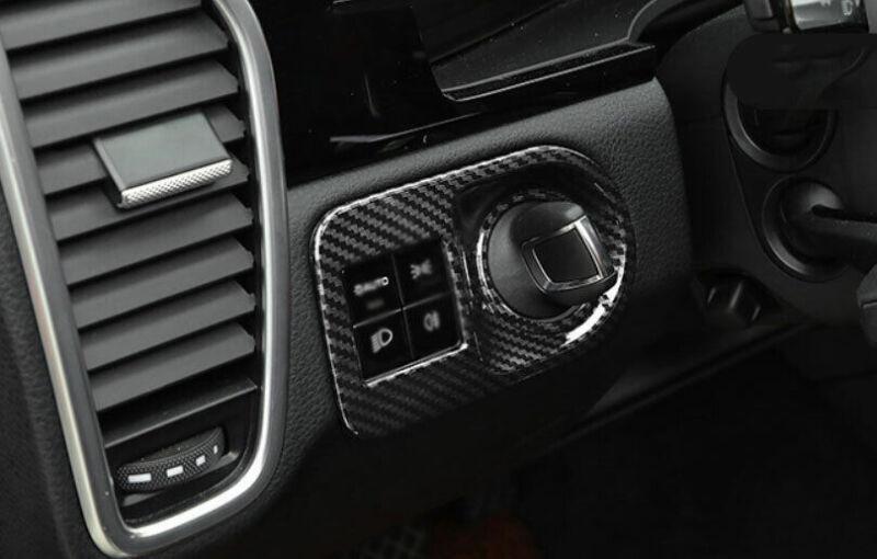 for Porsche for Cayenne 2018-2022 Carbon Fiber Function Control Button Frame Trim 1