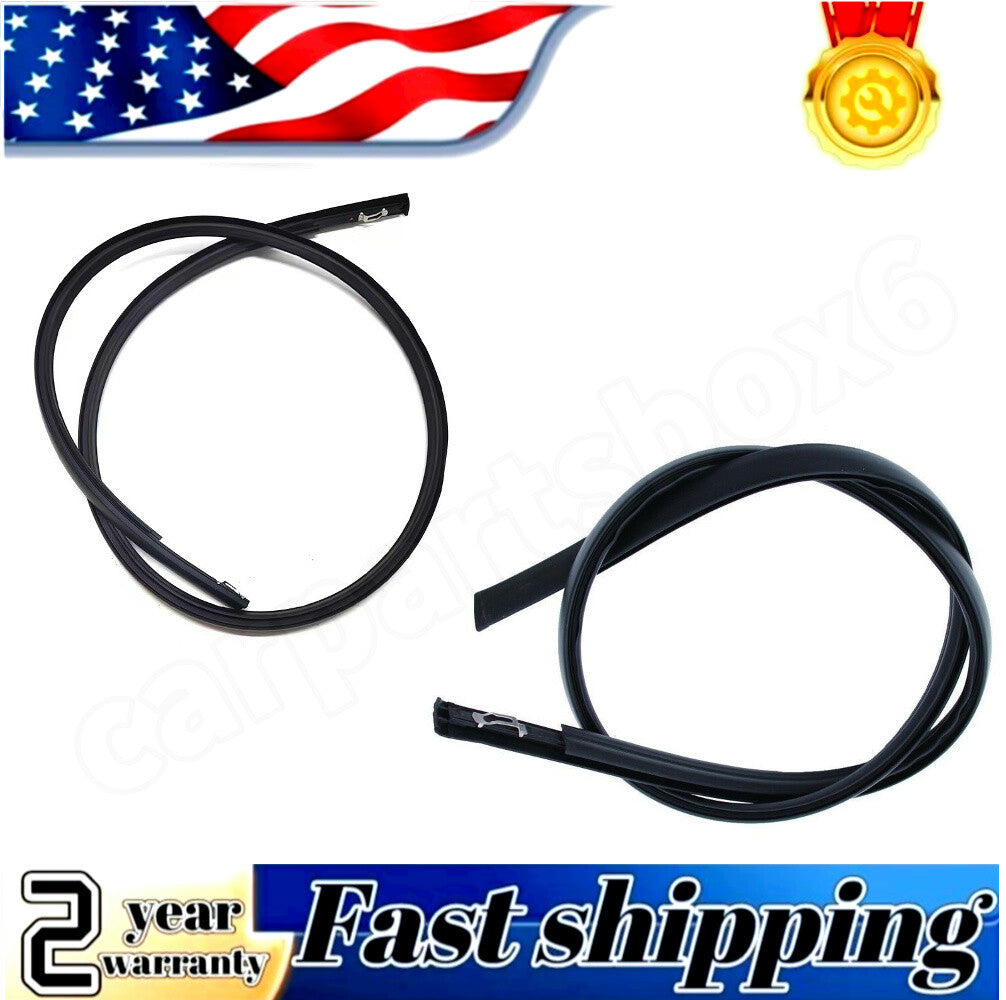 One pair of new black roof trim molding kits for 1996-2000 for Honda for Civic 3-door models.