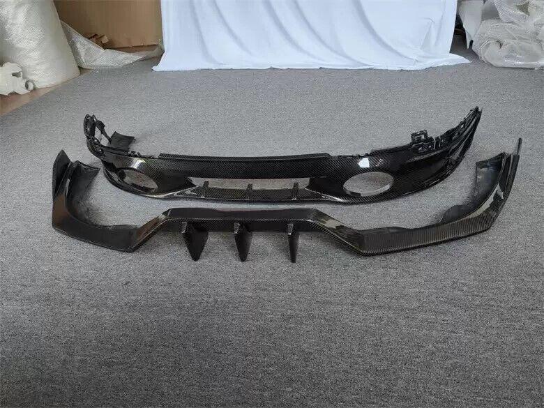 Carbon fiber rear bumper + lip diffuser for Porsche 911 992 Carrera 4 S 4S 19