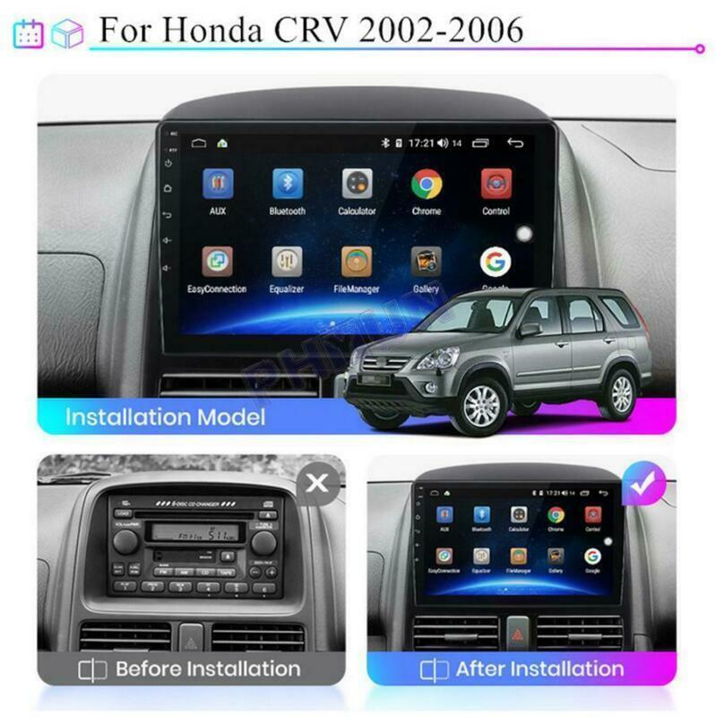 9 For 2002-2006 for Honda CR-V CRV Android 10.1 Radio Stereo GPS Navi Player 2+32G