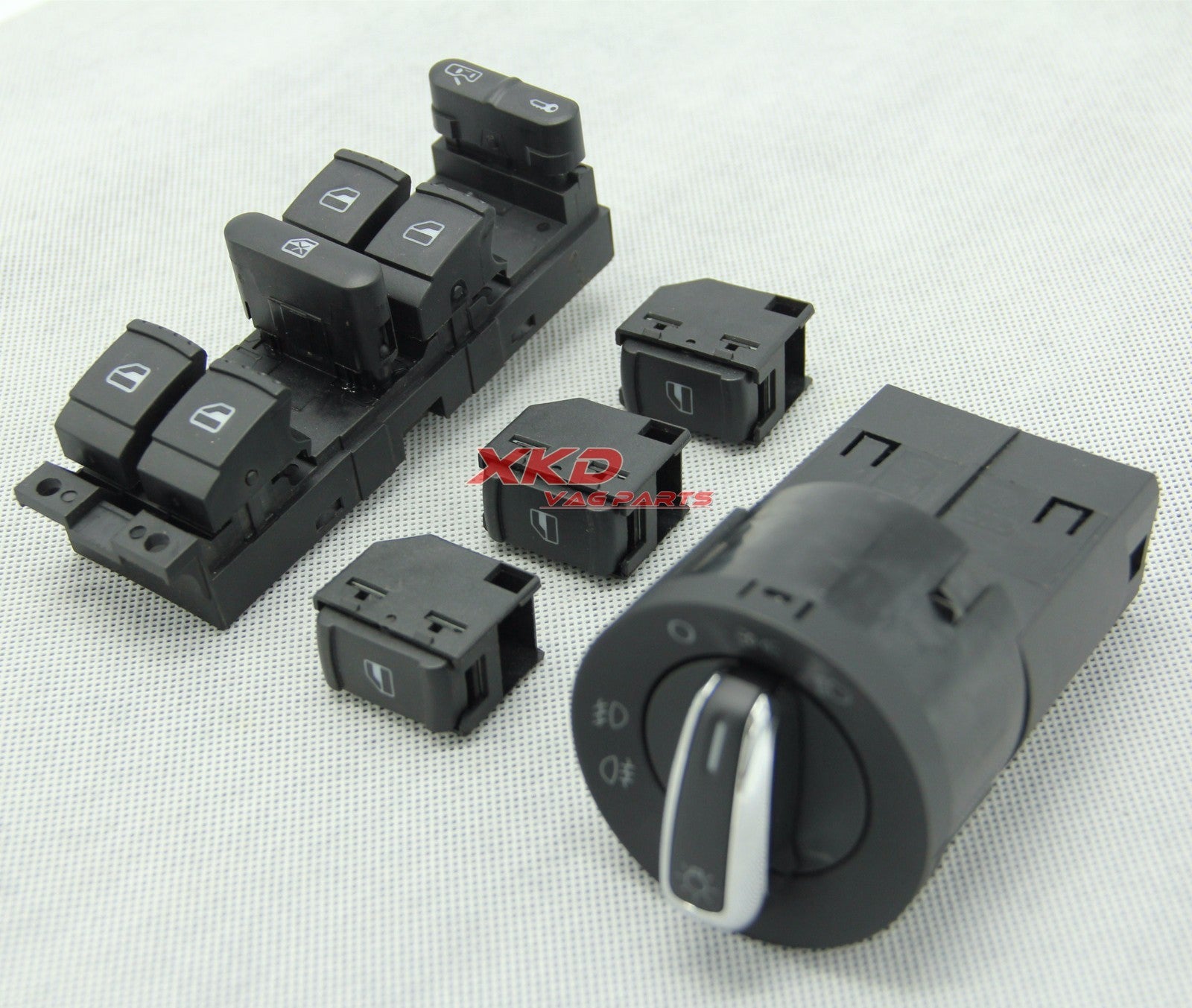 Headlight and window switch kit for Volkswagen for Golf , for Jetta MkIV for Passat
