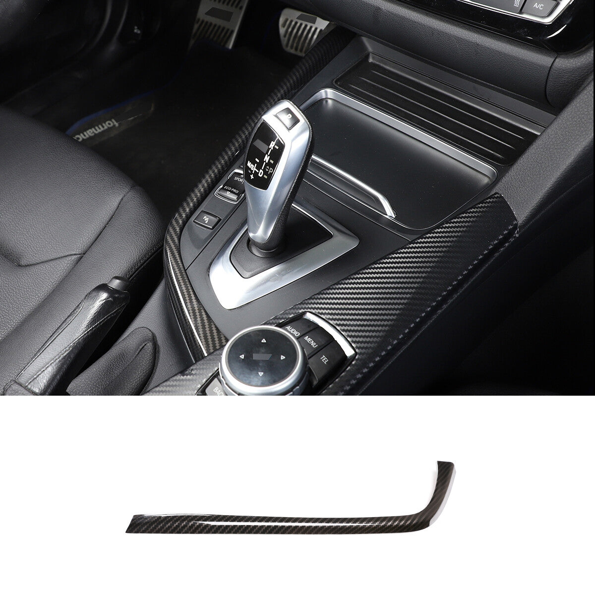 Sleek black front fog light cover trim for Land Rover for Range Rover Sport 2014-17