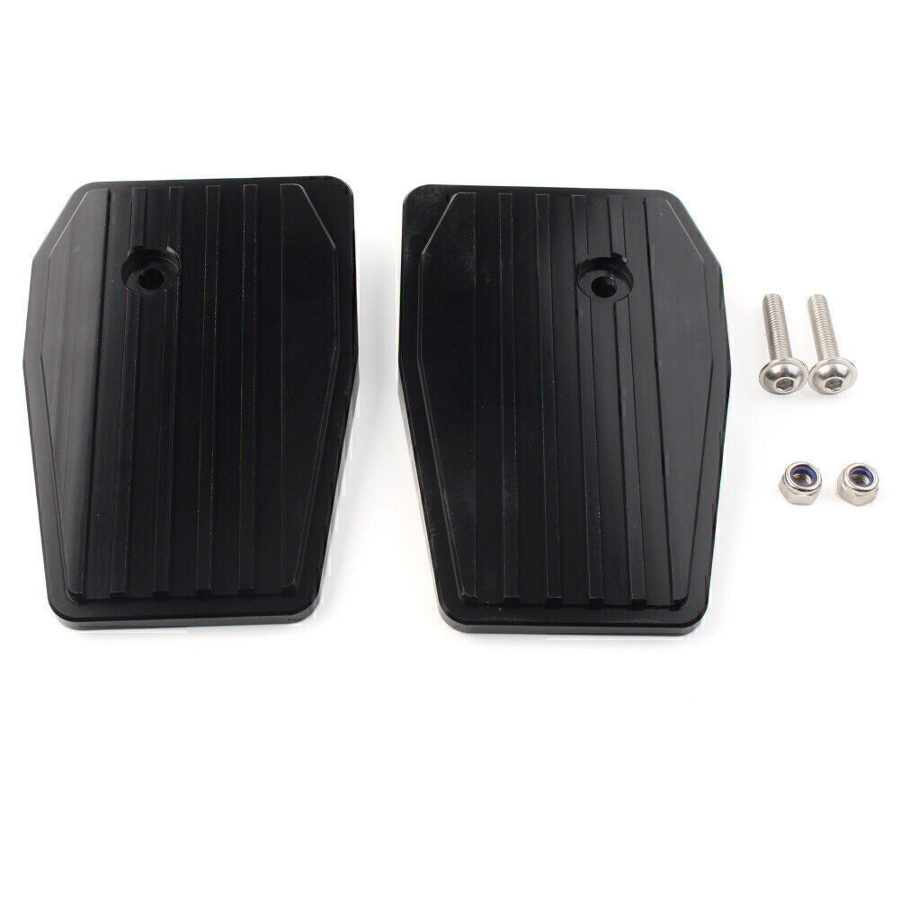 CNC Folding Foot Pegs Rest Pedal Pad Fit for Honda Rebel 500 CMX500 CMX300 Black