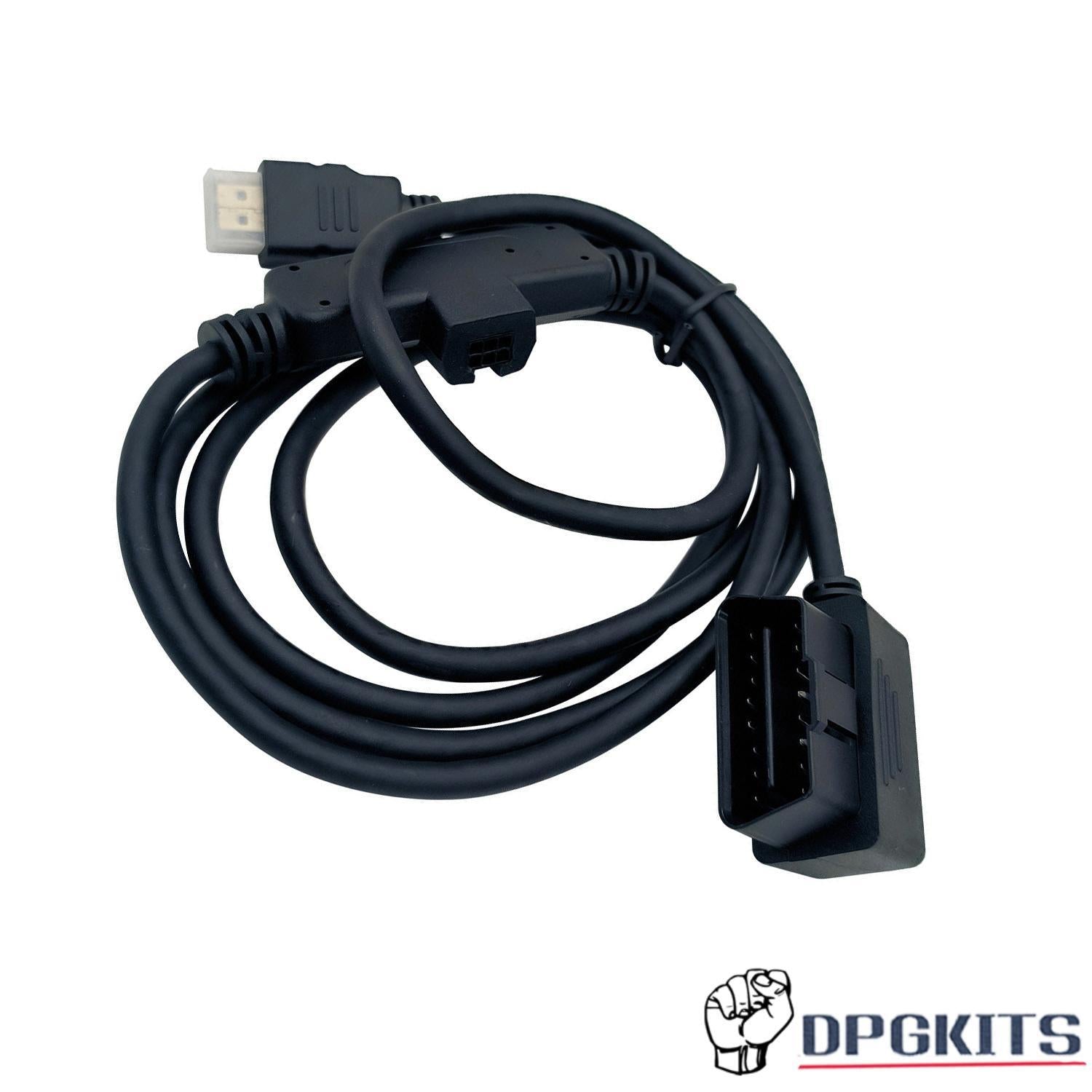 OBDII To HDMI Monitor Cable Plug For Edge CS2 CTS2 CTS3 Plug Monitor H00008000