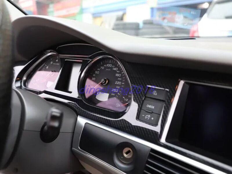 11-piece carbon fiber style interior trim kit for Audi A6 2005-2011