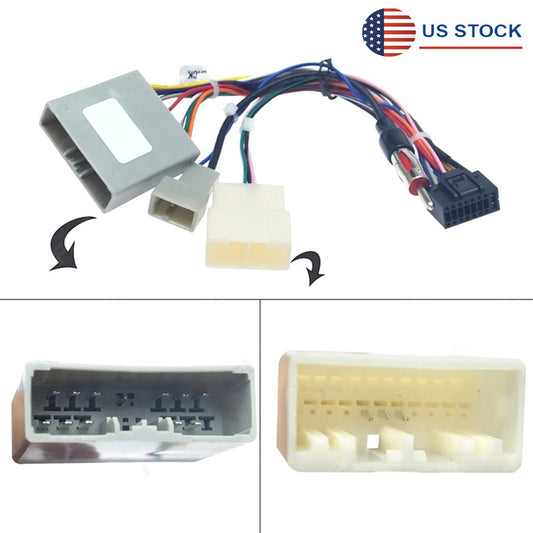 New Car Multimedia Android Player 16Pin Wiring Harness Connector for Honda for Civic