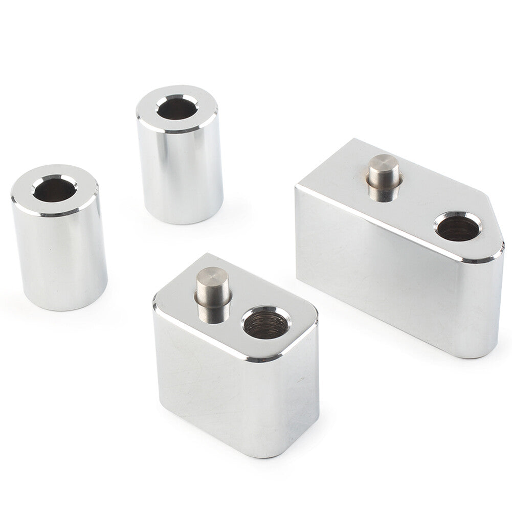 1-1/4 Driver Floorboard Spacer Extension Fit for Harley Street Tri Glide Chrome