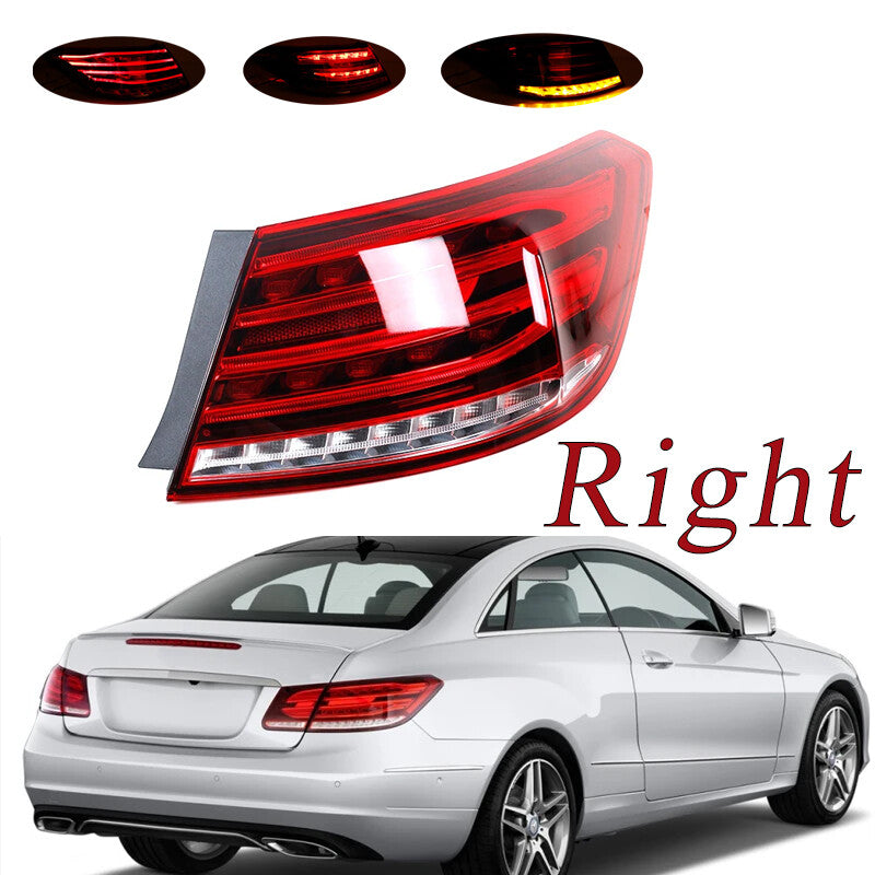 Right LED taillights are suitable for Mercedes-Benz W207, A207, C207, E-Klasse Coupe, and Cabrio (2014-2017).