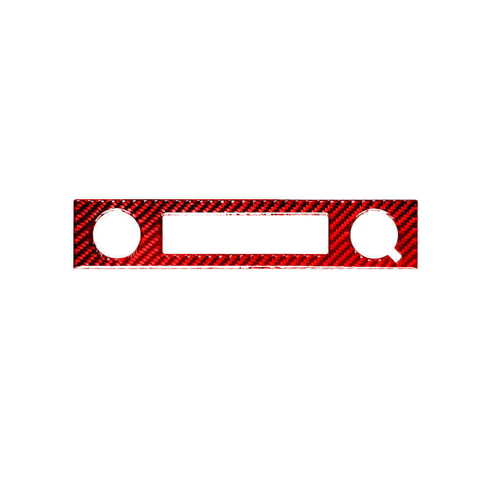 Red Carbon Fiber Socket and Cigarette Lighter for Jeep for Wrangler 2007-10 Type B