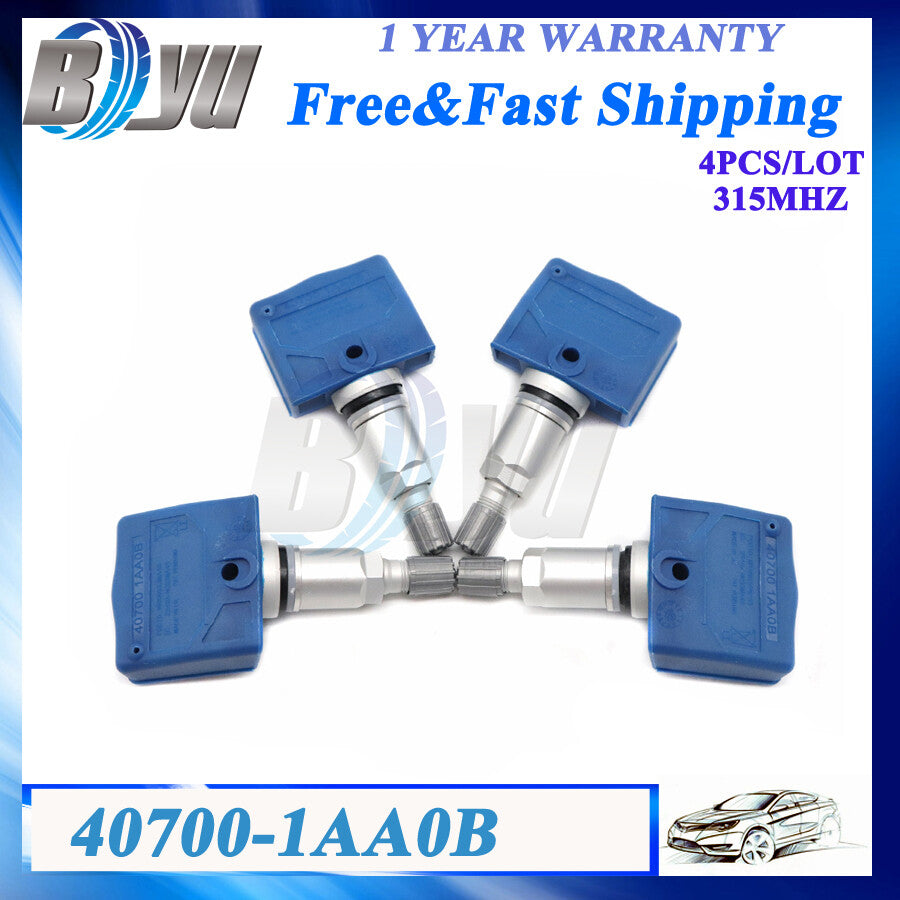 4x TIRE PRESSURE SENSOR TPMS For 40700-1AA0B for Nissan Altima Maxima for Infiniti