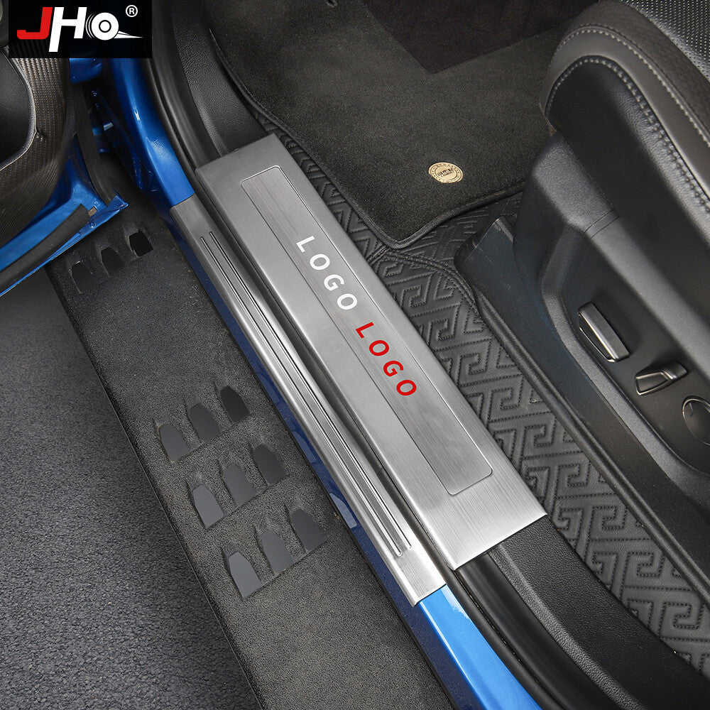 for Ford F150 LTD 2017-2020 Car Door Sill Scuff Plate Protector Sticker