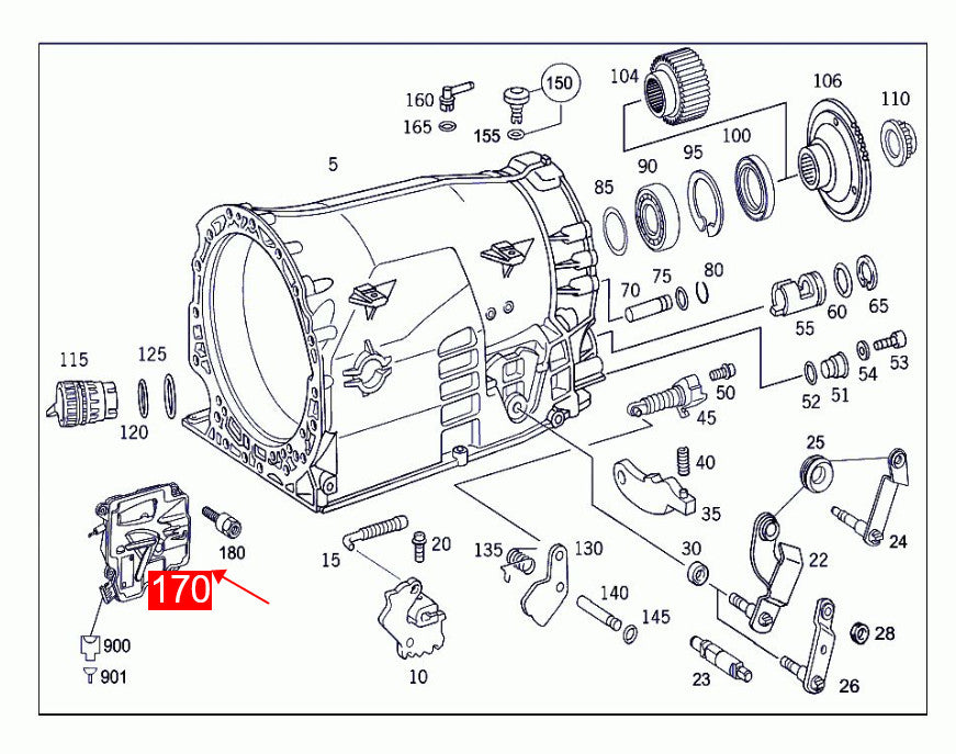 722.9 ISM intelligent servo module for MERCEDES-BENZ CLK CLS CL C E GLE GL M S