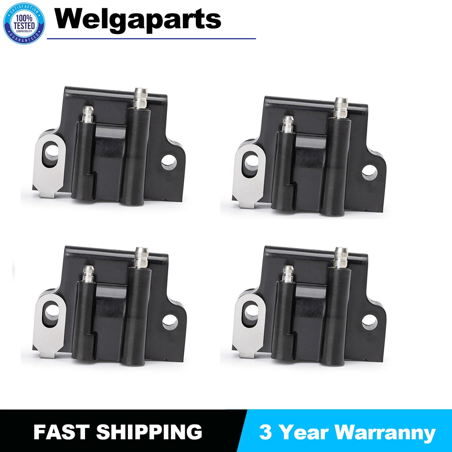4Pcs For Johnson Evinrude Ignition Coil Outboard Engine 582508 18-5179 183-2508