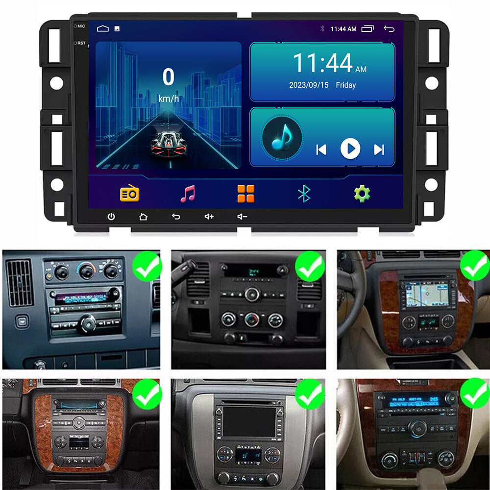 for GMC Yukon 2007-2014 Android Auto Carplay Car Stereo Radio GPS Navi FM Screen