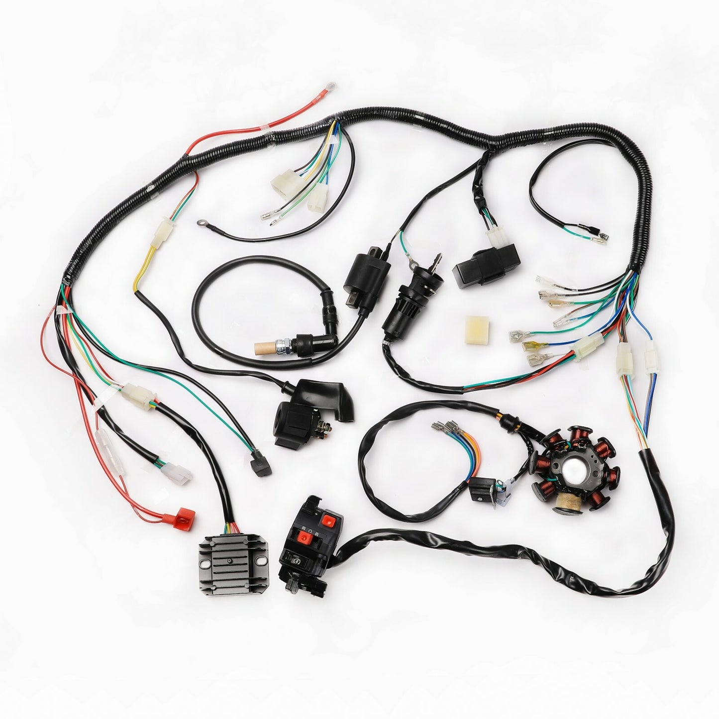 150CC 200CC 250CC All-Terrain Vehicle Go-Kart Electric Wiring Harness CDI Coil Stator