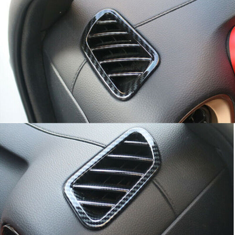 Carbon Fiber Dashboard Air Vent Outlet Cover for Kia K3 Forte Cerato 2019-2022