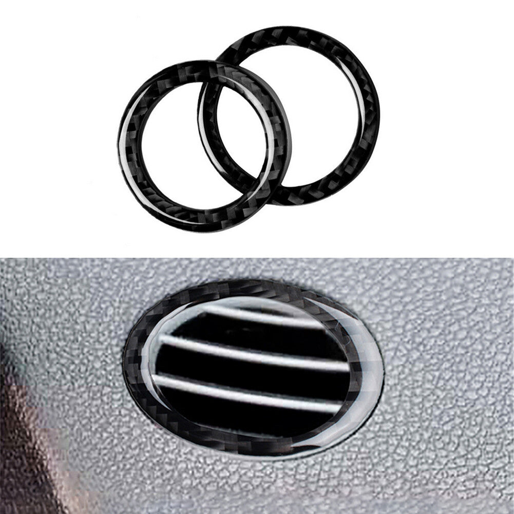 Carbon Fiber Vent Outlet Circuit Trim for Mercedes-Benz W204 2007-2010