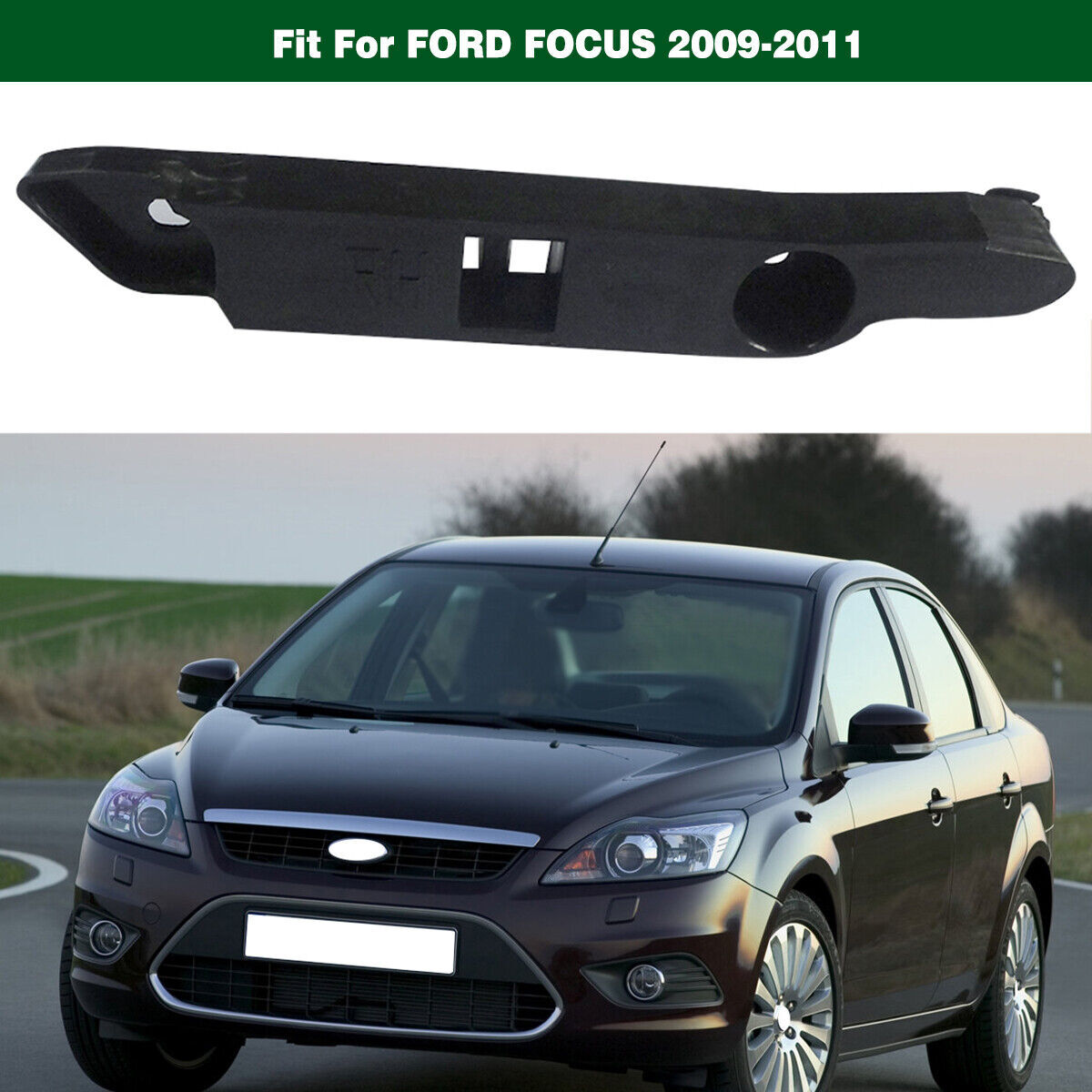 Front Bumper Right Bracket Retainer Support NEW Fit for Ford Focus 2009-2011 1X