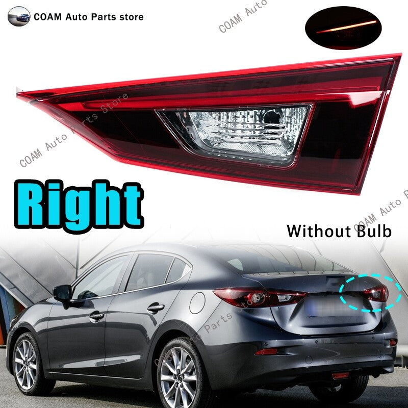 Right inner taillight for Mazda 3 Axela Sedan 2017/2018, turn signal light without bulb
