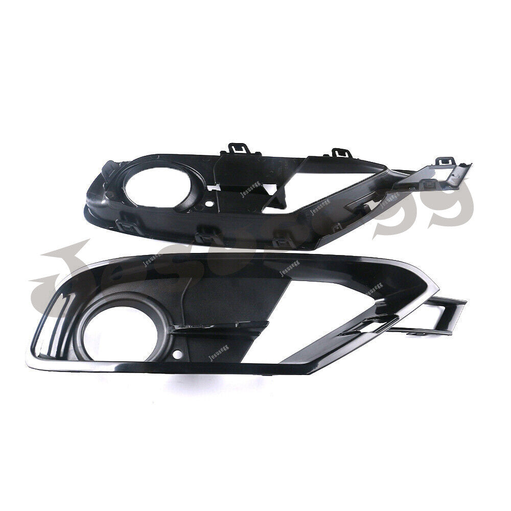 Pair Front Bumper Fog Light Holder Cover Grille Opening for BMW 3-Series 12-15