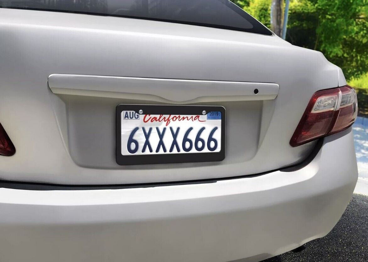 Car license plate cover, frame cover, trunk black plastic suitable for Jeep