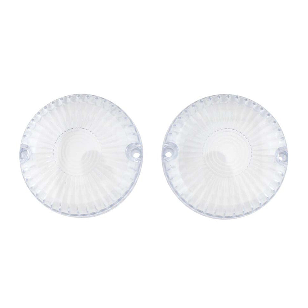 Pair Turn Signal Light Lamp Lens Cover Fit for Yamaha V Star 650 1100 Vmax Clear