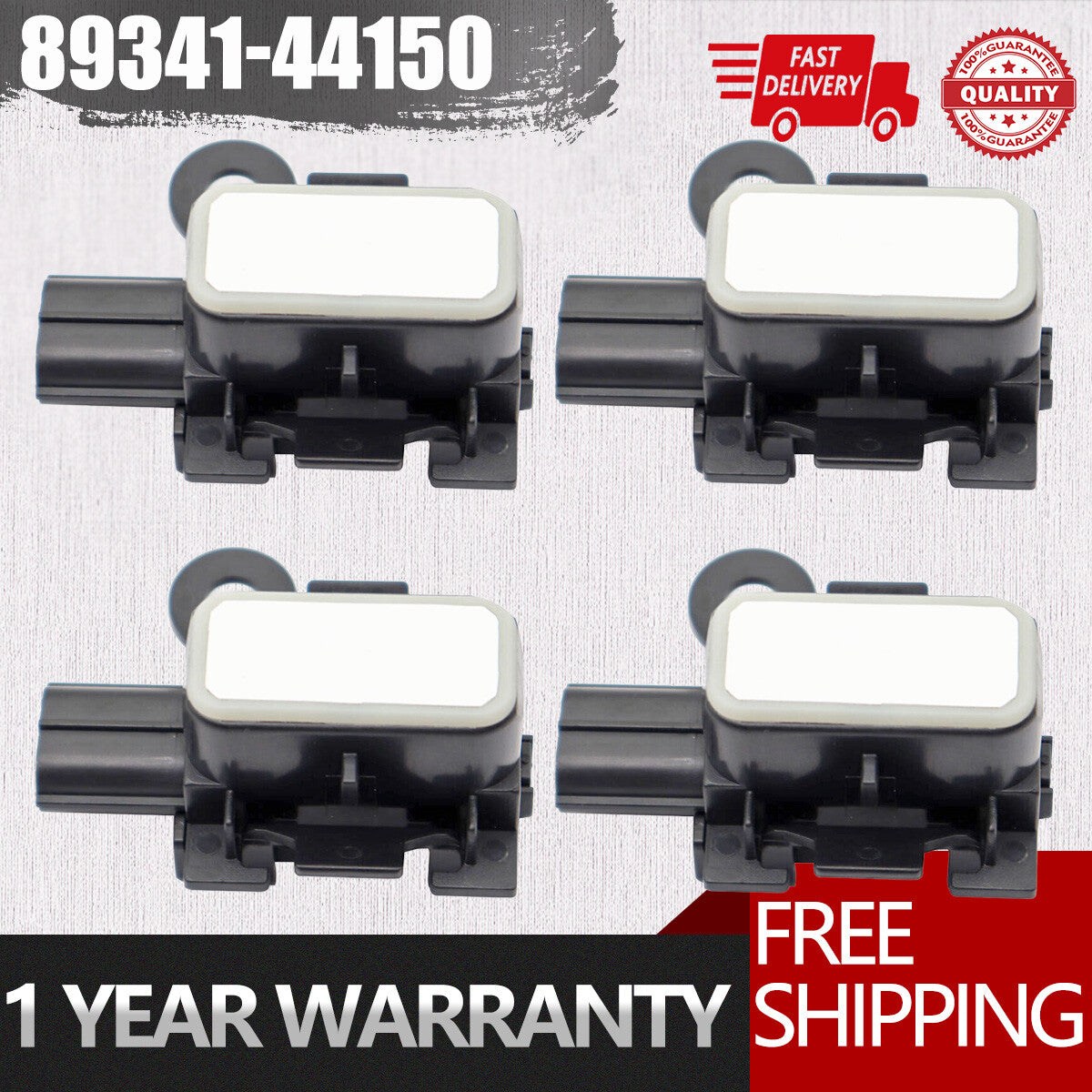 4PCS Parking Sensor 89341-44150 for LEXUS GS450H GS460 2007-2011 GS300 2006