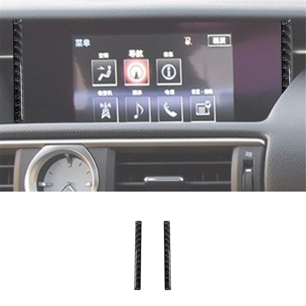 Carbon Fiber Display Frame Side Bezel for Lexus RC300 350 200T 2015-2020