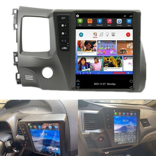 9.7 Vertical 2+32GB Android 10.1 Car Radio GPS Navigation for Honda for Civic 06-11