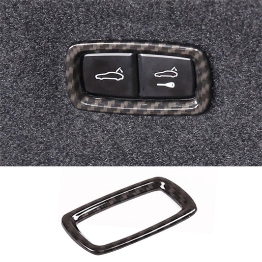 for Porsche Taycan 2019-2022 Inner Tailgate Switch Buttton Trim ABS Carbon Fiber