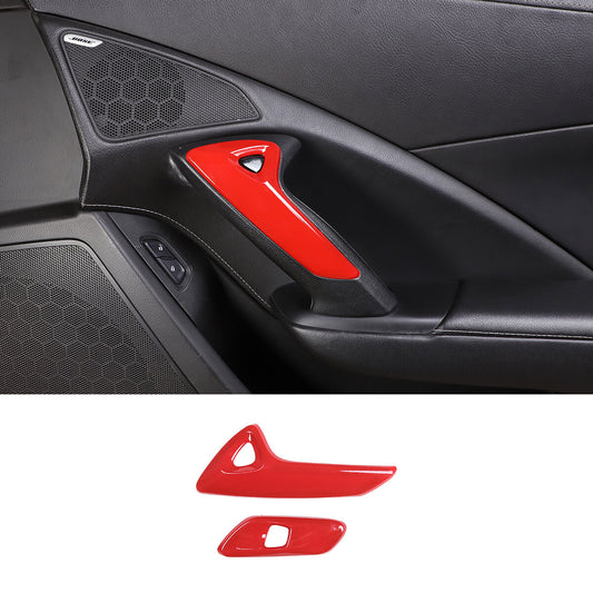 4-Piece Carbon Fiber Door Handle Cup Cover Trim for BMW 5 Series E39 (1996-2003)
